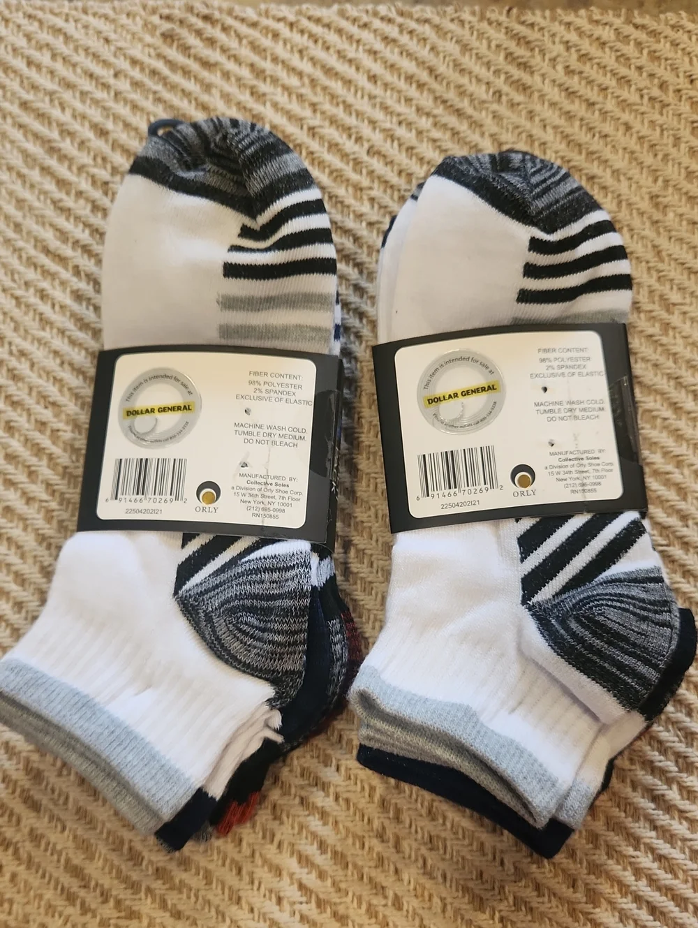 2 Packs Of Ankle Socks